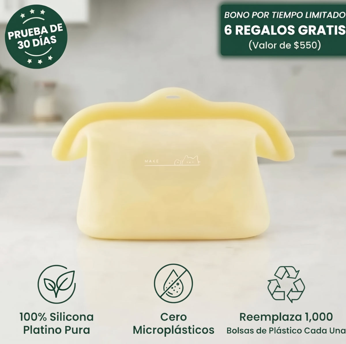 EcoBag™ 4 tazas (1 litro)