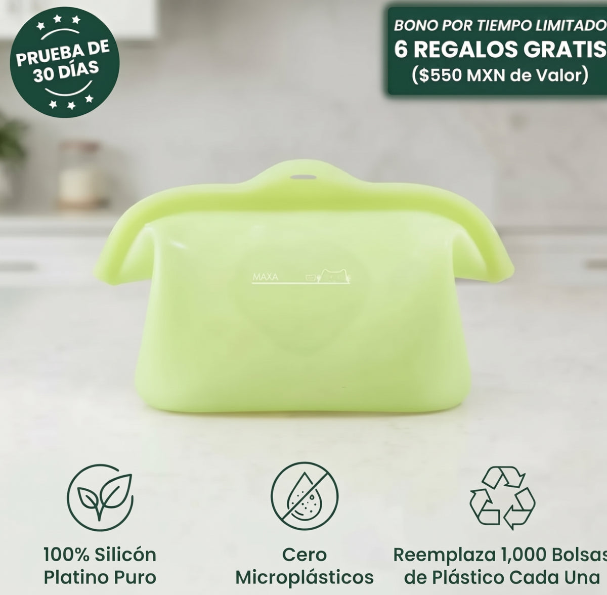 EcoBag™ 4 tazas (1 litro)