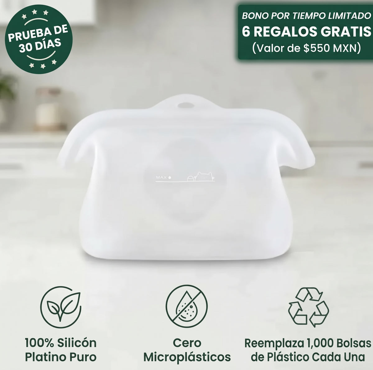 EcoBag™ 4 tazas (1 litro)